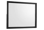 Micah Black Mirror - Gate FurnitureMirror