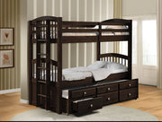Micah Twin/Twin Bunk Bed W/Trundle & Storage - 40000