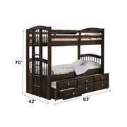 Micah Twin/Twin Bunk Bed W/Trundle & Storage - 40000