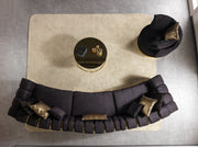 Michelle Black Velvet 3 - Piece Curved 165" Sectional [ETA: 3/15] - Gate FurnitureSectional