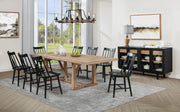 Middleton 106-inch Extension Leaf Dining Table Natural Brown - 108541