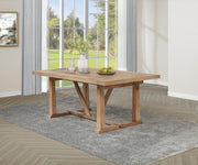 Middleton 106-inch Extension Leaf Dining Table Natural Brown - 108541