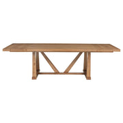 Middleton 106-inch Extension Leaf Dining Table Natural Brown - 108541