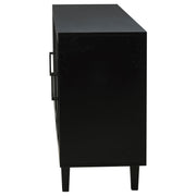 Middleton 4-door Sideboard Server with Dual Drawers Black - 108545BLK