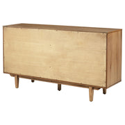 Middleton 4-door Sideboard Server with Dual Drawers Natural - 108545NAT