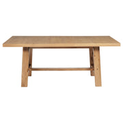 Middleton 76-inch Extension Leaf Dining Table Natural Brown - 108540
