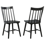 Middleton Solid Wood Dining Side Chair Black (Set of 2) - 108546BLK