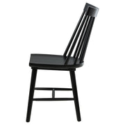 Middleton Solid Wood Dining Side Chair Black (Set of 2) - 108546BLK