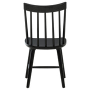 Middleton Solid Wood Dining Side Chair Black (Set of 2) - 108546BLK