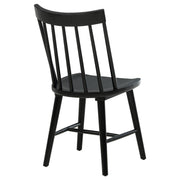 Middleton Solid Wood Dining Side Chair Black (Set of 2) - 108546BLK
