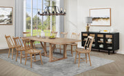 Middleton Solid Wood Dining Side Chair Brown (Set of 2) - 108546NAT