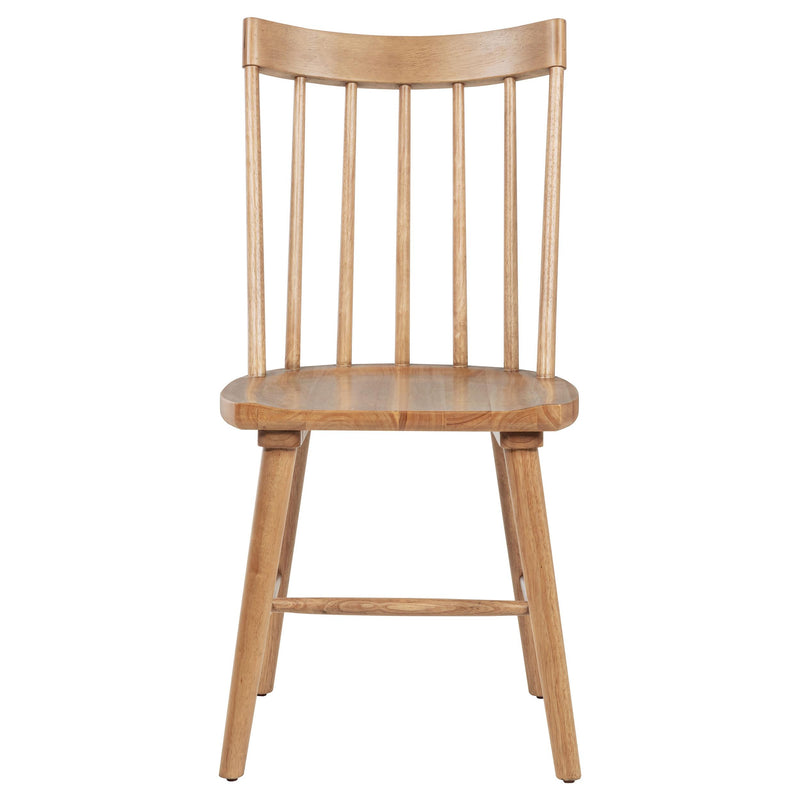 Middleton Solid Wood Dining Side Chair Brown (Set of 2) - 108546NAT