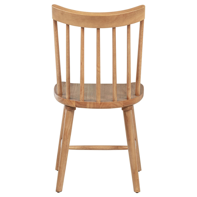 Middleton Solid Wood Dining Side Chair Brown (Set of 2) - 108546NAT