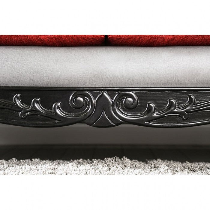 Midleton Gray/Red/Black Sofa - SM7440-SF