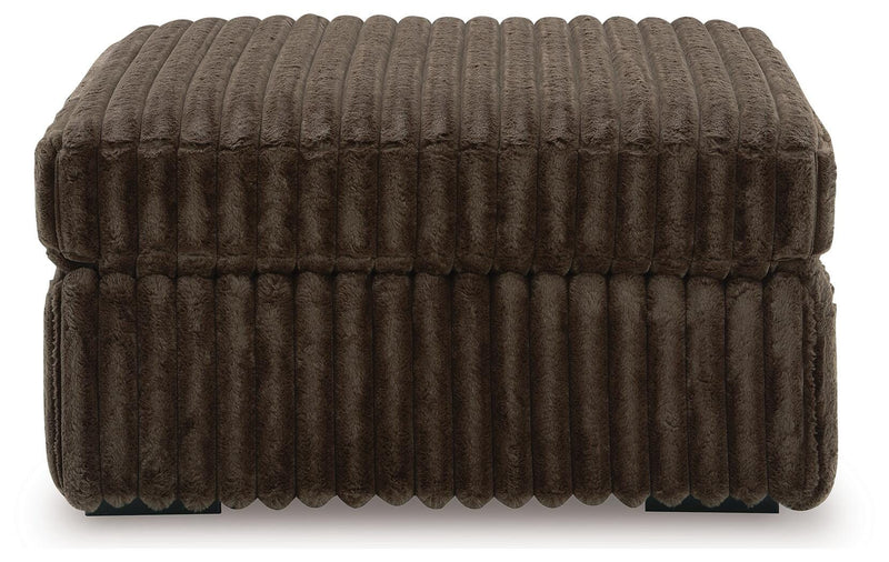 Midnight-Madness 2-Piece Sectional and Ottoman - 98104U7