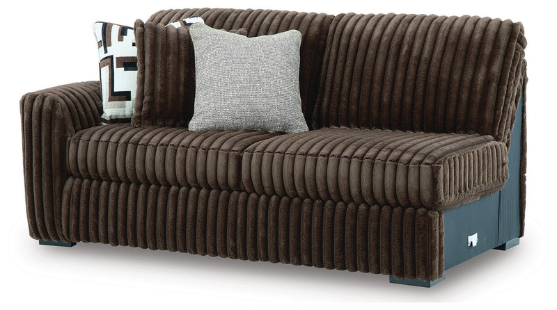 Midnight-Madness 2-Piece Sectional and Ottoman - 98104U7