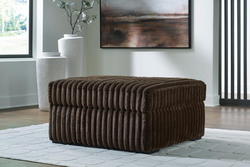 Midnight-Madness 2-Piece Sectional and Ottoman - 98104U7