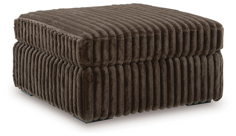 Midnight-Madness 2-Piece Sectional and Ottoman - 98104U7