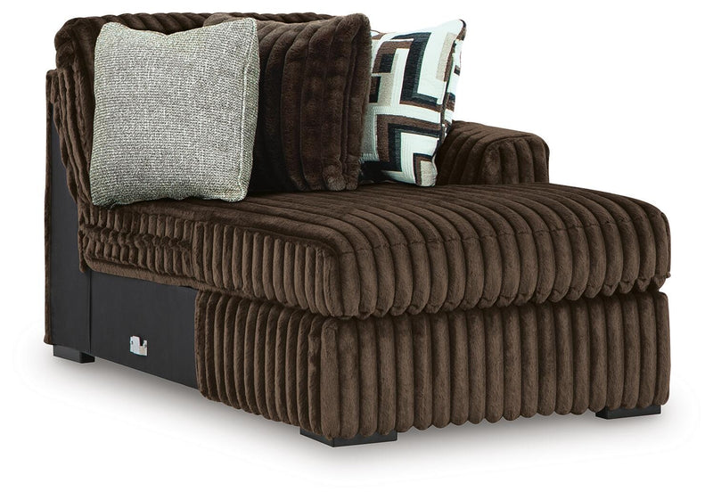 Midnight-Madness 2-Piece Sectional and Ottoman - 98104U7