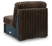 Midnight-Madness 3-Piece Sectional, Oversized Chair and Ottoman - 98104U10