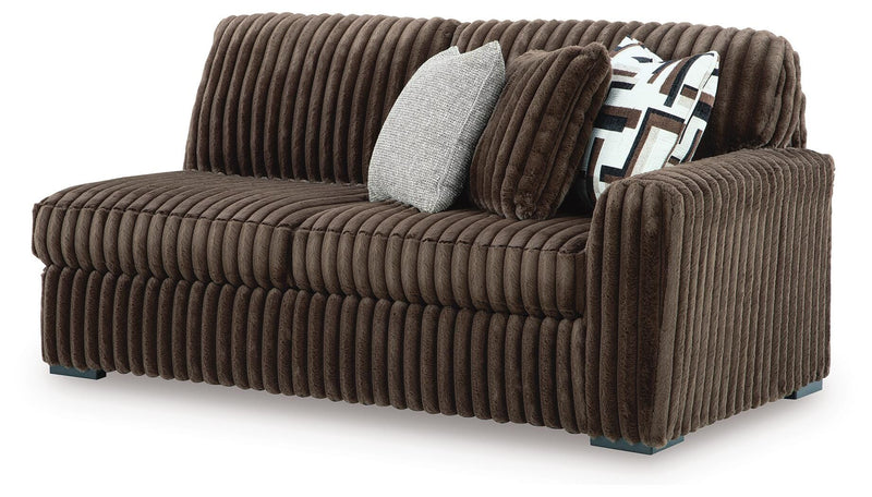 Midnight-Madness 3-Piece Sectional, Oversized Chair and Ottoman - 98104U10