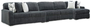 Midnight-Madness 3-Piece Sectional with Chaise - 98105S28