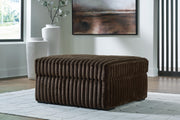 Midnight-Madness 4-Piece Sectional and Oversized Accent Ottoman - 98104U5