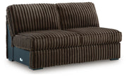Midnight-Madness 4-Piece Sectional and Oversized Chair - 98104S27