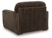 Midnight-Madness 4-Piece Sectional and Oversized Chair - 98104S27