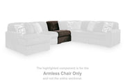 Midnight-Madness Chocolate Armless Chair - 9810446