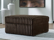 Midnight-Madness Chocolate Oversized Accent Ottoman - 9810408