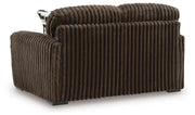 Midnight-Madness Chocolate Sofa and Loveseat - 98104U1