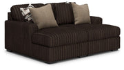 Midnight-Madness Chocolate Super Chaise - 98104S8