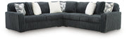 Midnight-Madness Gunmetal 3-Piece Sectional - 98105S5
