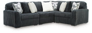 Midnight-Madness Gunmetal 4-Piece Sectional - 98105S26