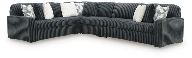 Midnight-Madness Gunmetal 4-Piece Sectional - 98105S9