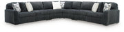 Midnight-Madness Gunmetal 5-Piece Sectional - 98105S10