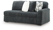 Midnight-Madness Gunmetal Right-Arm Facing Sofa - 9810567