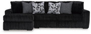 Midnight - Madness Onyx 2 - Piece LAF Sectional - Gate FurnitureSectional