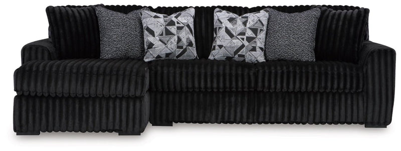 Midnight - Madness Onyx 2 - Piece LAF Sectional - Gate FurnitureSectional
