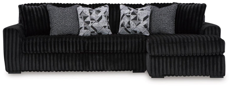 Midnight - Madness Onyx 2 - Piece RAF Sectional - Gate FurnitureSectional