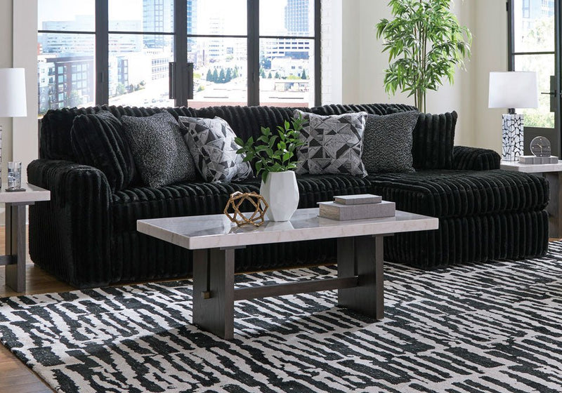 Midnight - Madness Onyx 2 - Piece RAF Sectional - Gate FurnitureSectional