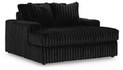 Midnight-Madness Onyx 2-Piece Sectional and Oversized Chaise - 98103U5