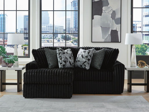 Midnight-Madness Onyx 2-Piece Sectional with Chaise - 98103S13