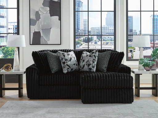 Midnight-Madness Onyx 2-Piece Sectional with Chaise - 98103S14