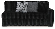 Midnight-Madness Onyx 3-Piece Sectional with Chaise - 98103S10