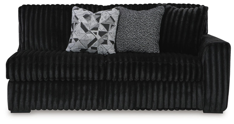 Midnight-Madness Onyx 3-Piece Sectional with Chaise - 98103S10