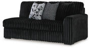 Midnight-Madness Onyx 3-Piece Sectional with Chaise - 98103S10
