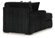 Midnight-Madness Onyx 3-Piece Sectional with Chaise - 98103S10