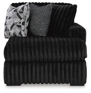 Midnight-Madness Onyx 3-Piece Sectional with Chaise - 98103S9